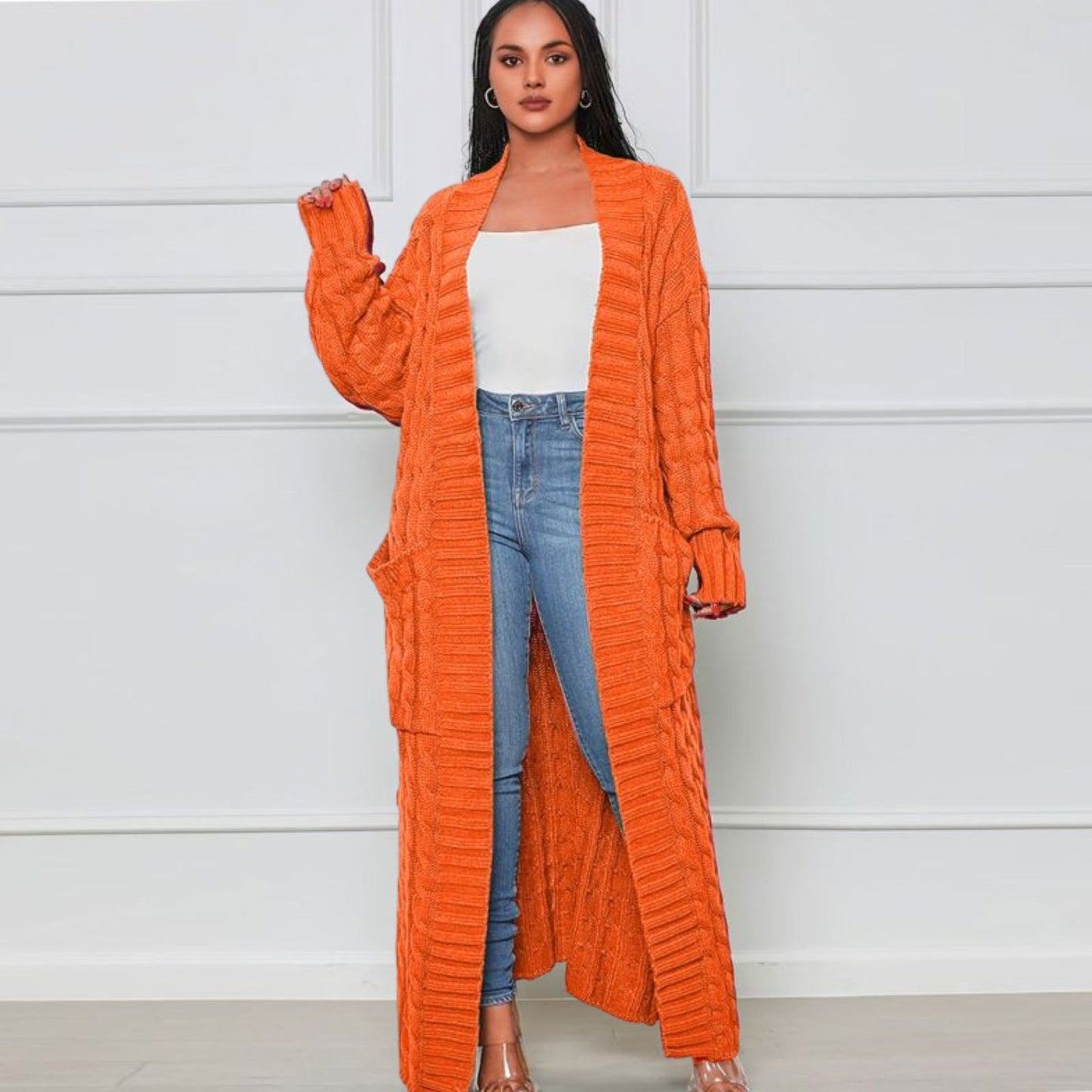 Rosella - Twist Cardigan Coat Rosella