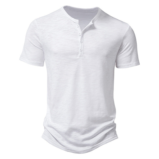 Daniel - Button-Down Washed T-Shirt