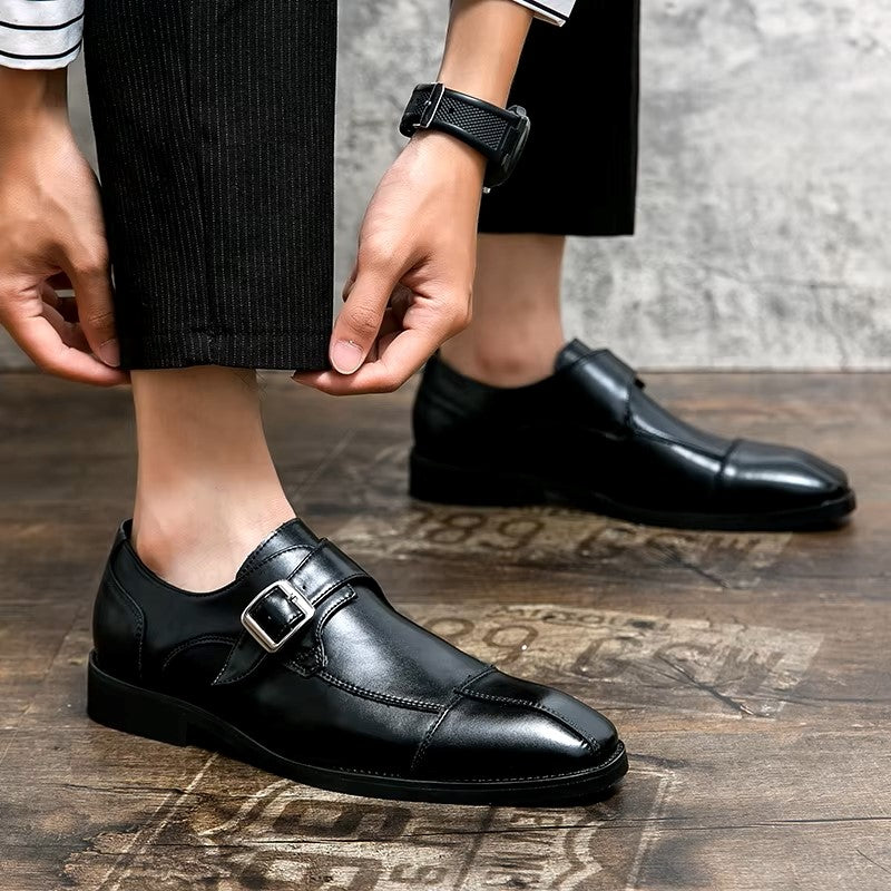 Duncan - Single Monk Strap Shoes