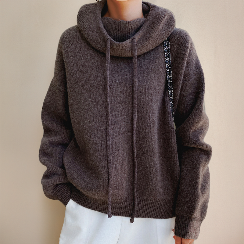 Valentina™ - Cowl Neck Hoodie