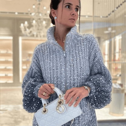 Gloria - Oversized Sparkly Sweater