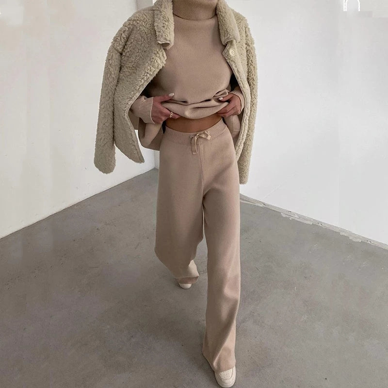 Astrid - Elegant 2 Piece Cotton Blend Outfit