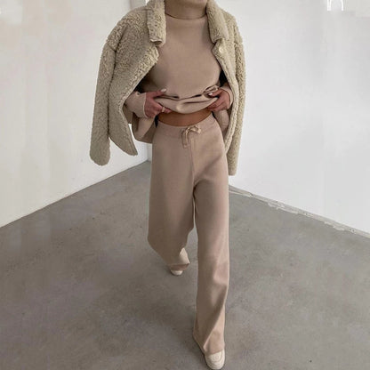 Astrid - Elegant 2 Piece Cotton Blend Outfit