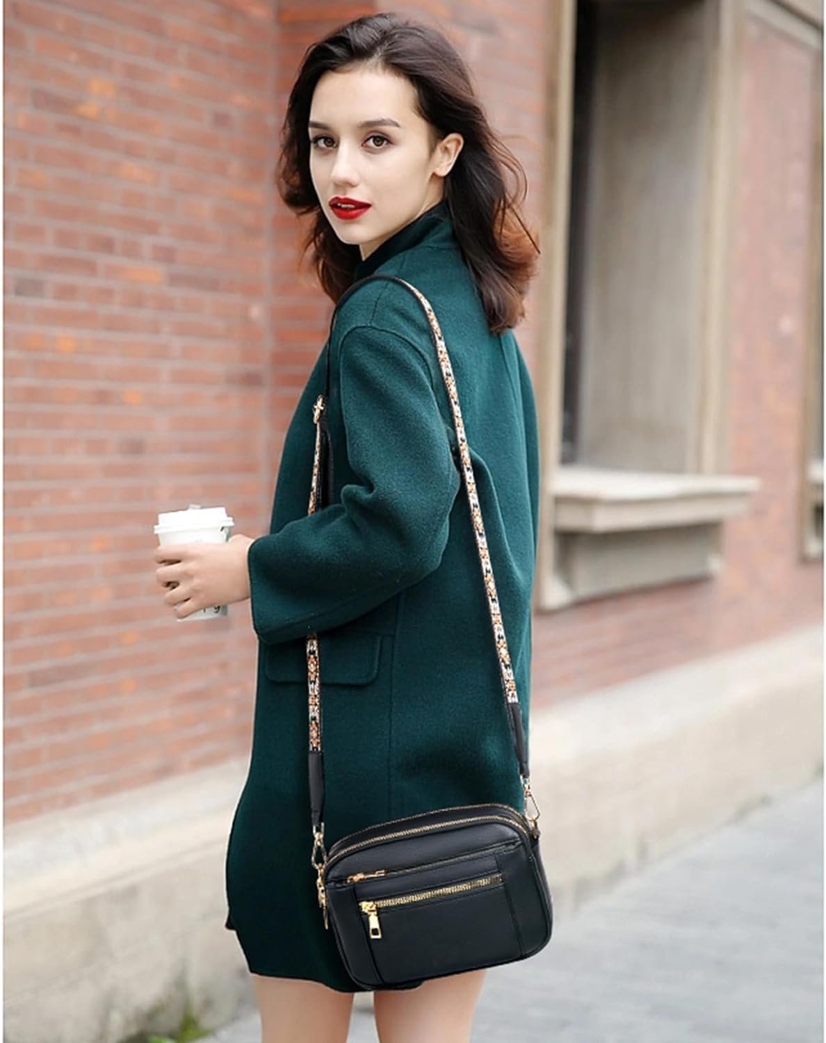 Maxine - Vegan Leather Crossbody Bag