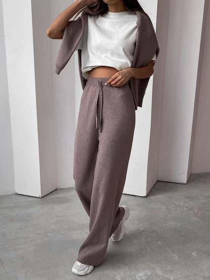 Astrid - Elegant 2 Piece Cotton Blend Outfit