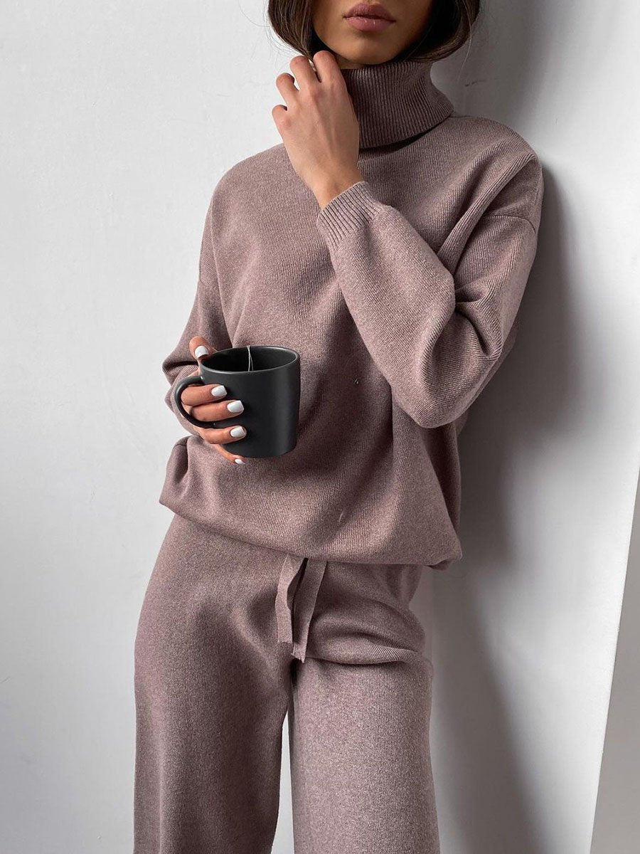 Astrid - Elegant 2 Piece Cotton Blend Outfit