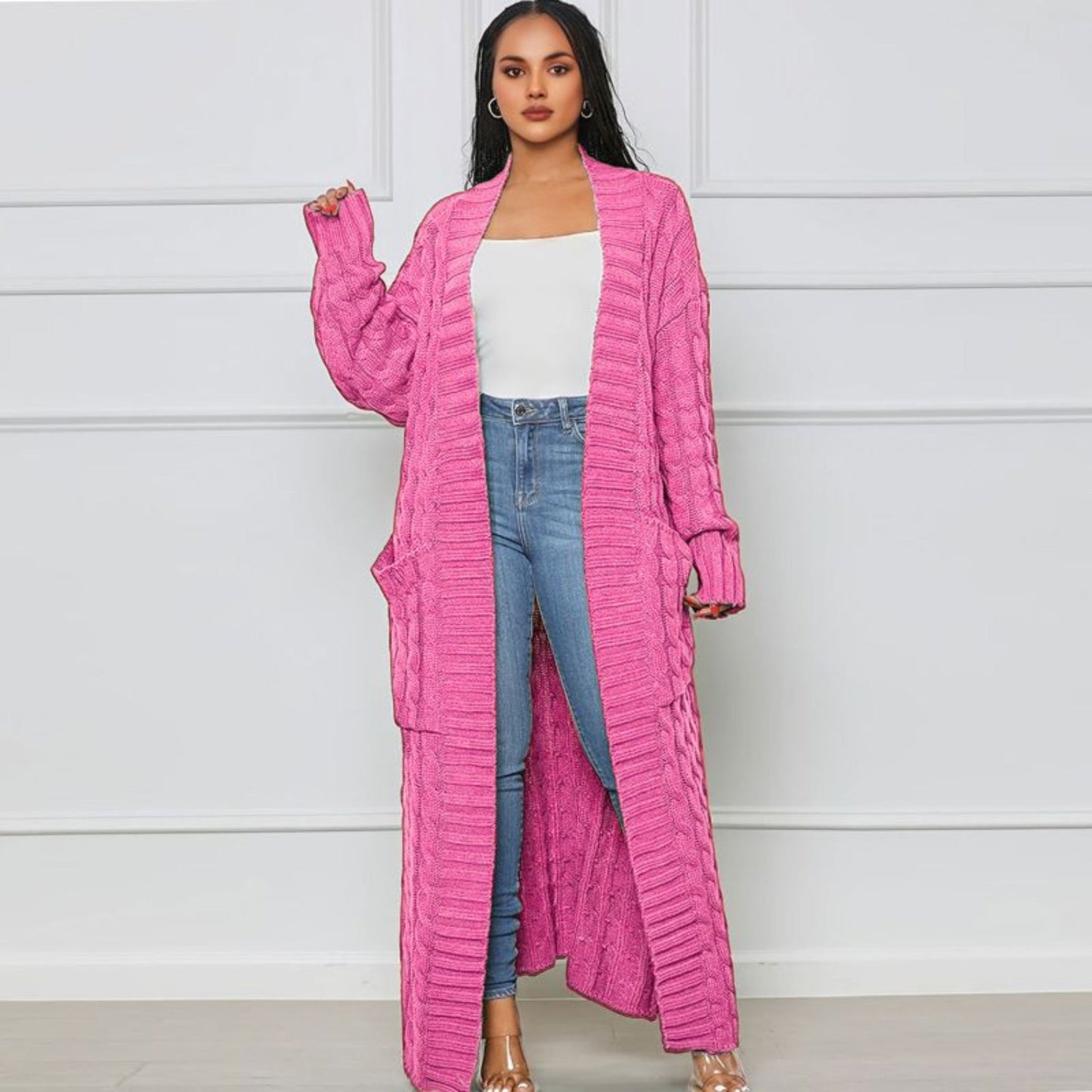 Rosella - Twist Cardigan Coat Rosella