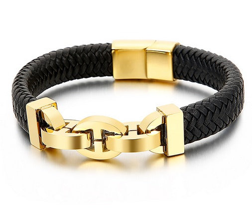 Alexander - Vintage Leather Bracelet
