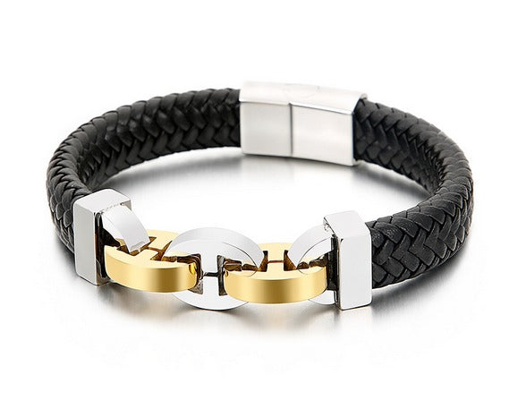 Alexander - Vintage Leather Bracelet