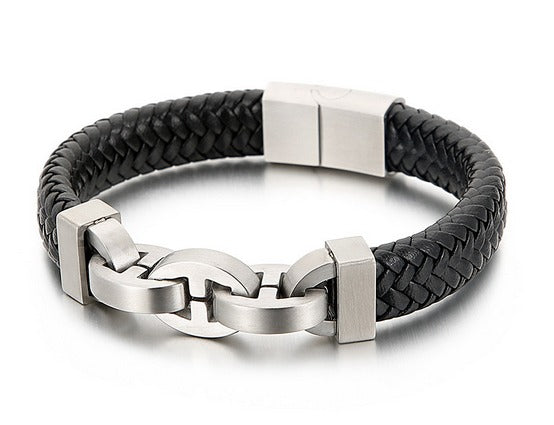 Alexander - Vintage Leather Bracelet
