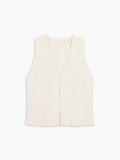 Main Character Rib Sweater Vest
