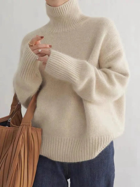 Linda - CASHMERE TURTLENECK SWEATER