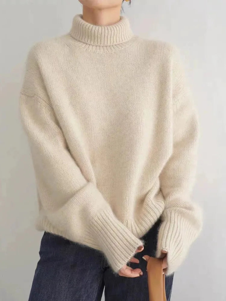 Linda - CASHMERE TURTLENECK SWEATER