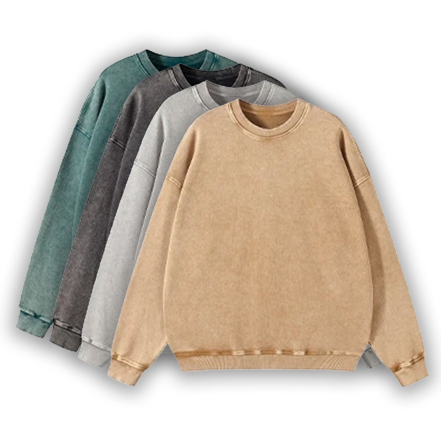Dropped Shoulder Heavyweight Crewneck