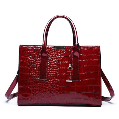 Fiorenza™ - Luxury Crocodile Pattern Tote Bag