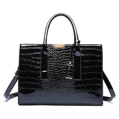 Fiorenza™ - Luxury Crocodile Pattern Tote Bag