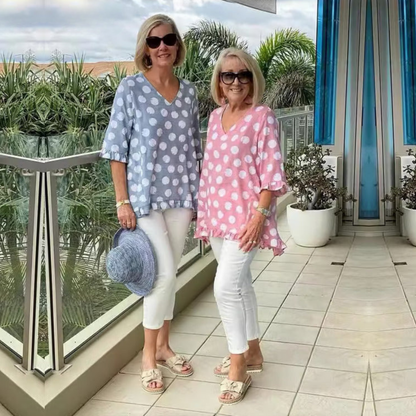 Heidi - Polka Dot Blouse