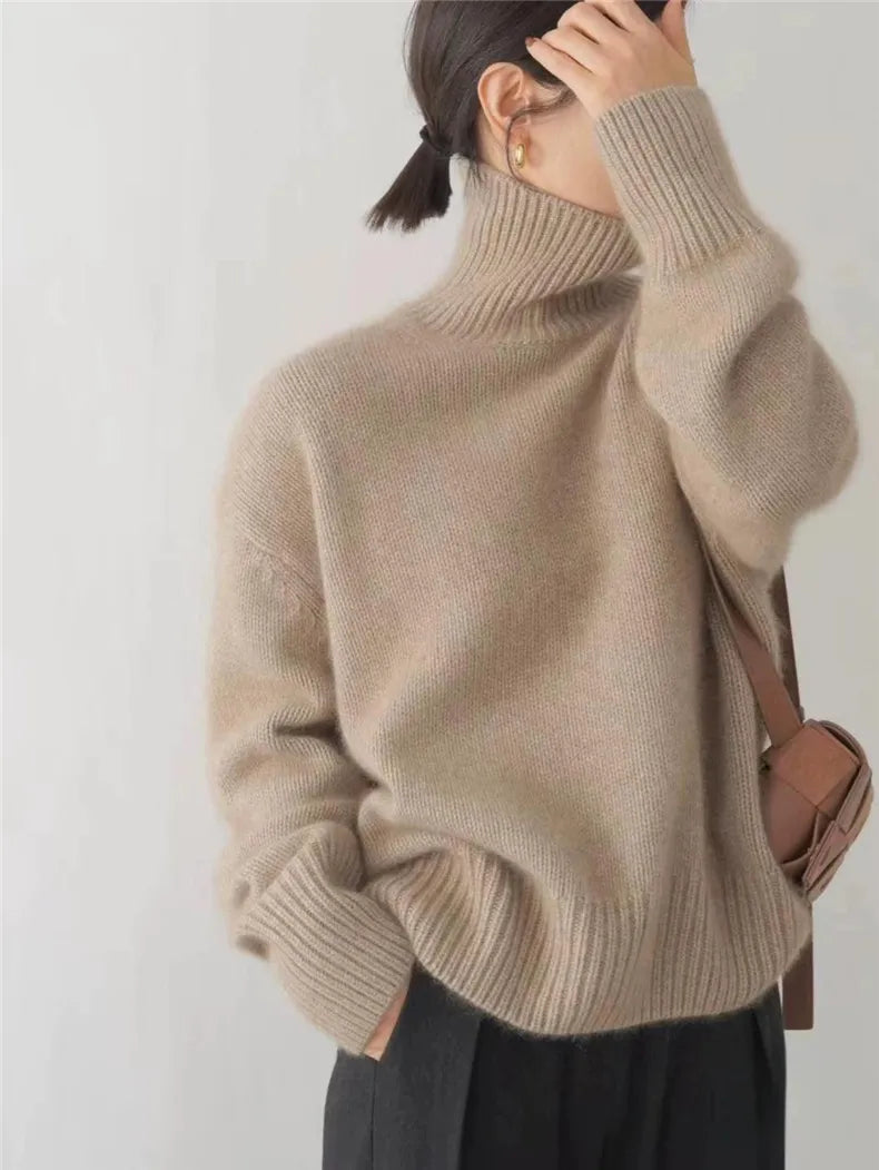 Linda - CASHMERE TURTLENECK SWEATER