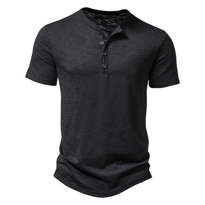 Daniel - Button-Down Washed T-Shirt