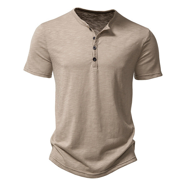 Daniel - Button-Down Washed T-Shirt