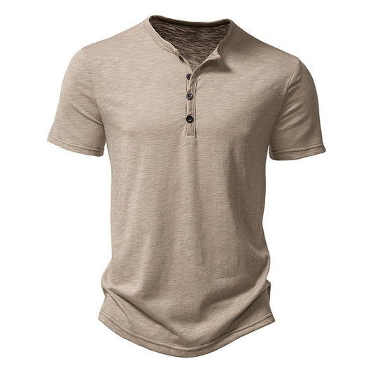 Daniel - Button-Down Washed T-Shirt