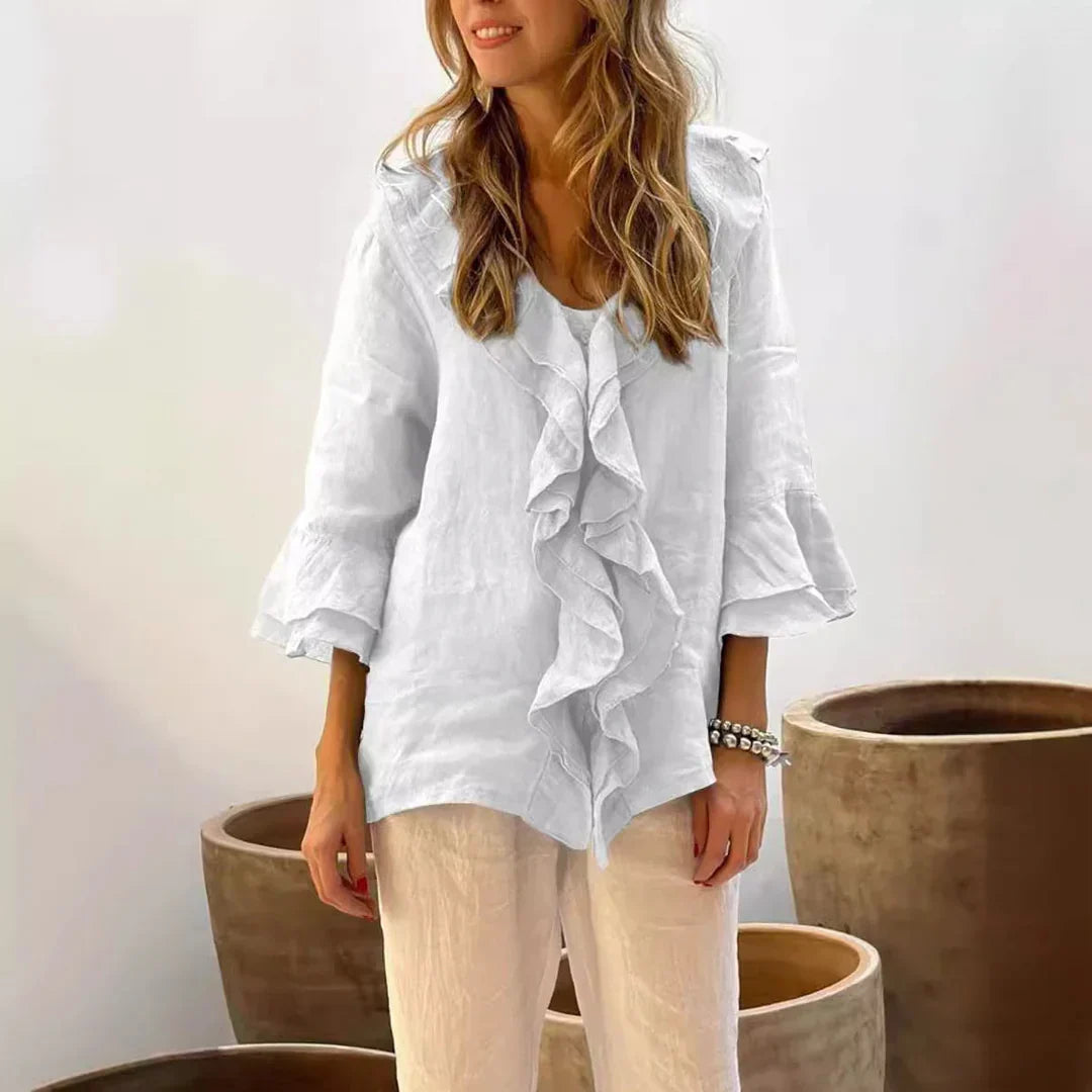 Dorsey - Elegant Ruffle Top
