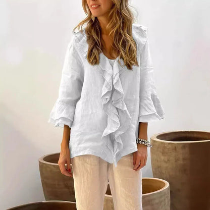Dorsey - Elegant Ruffle Top