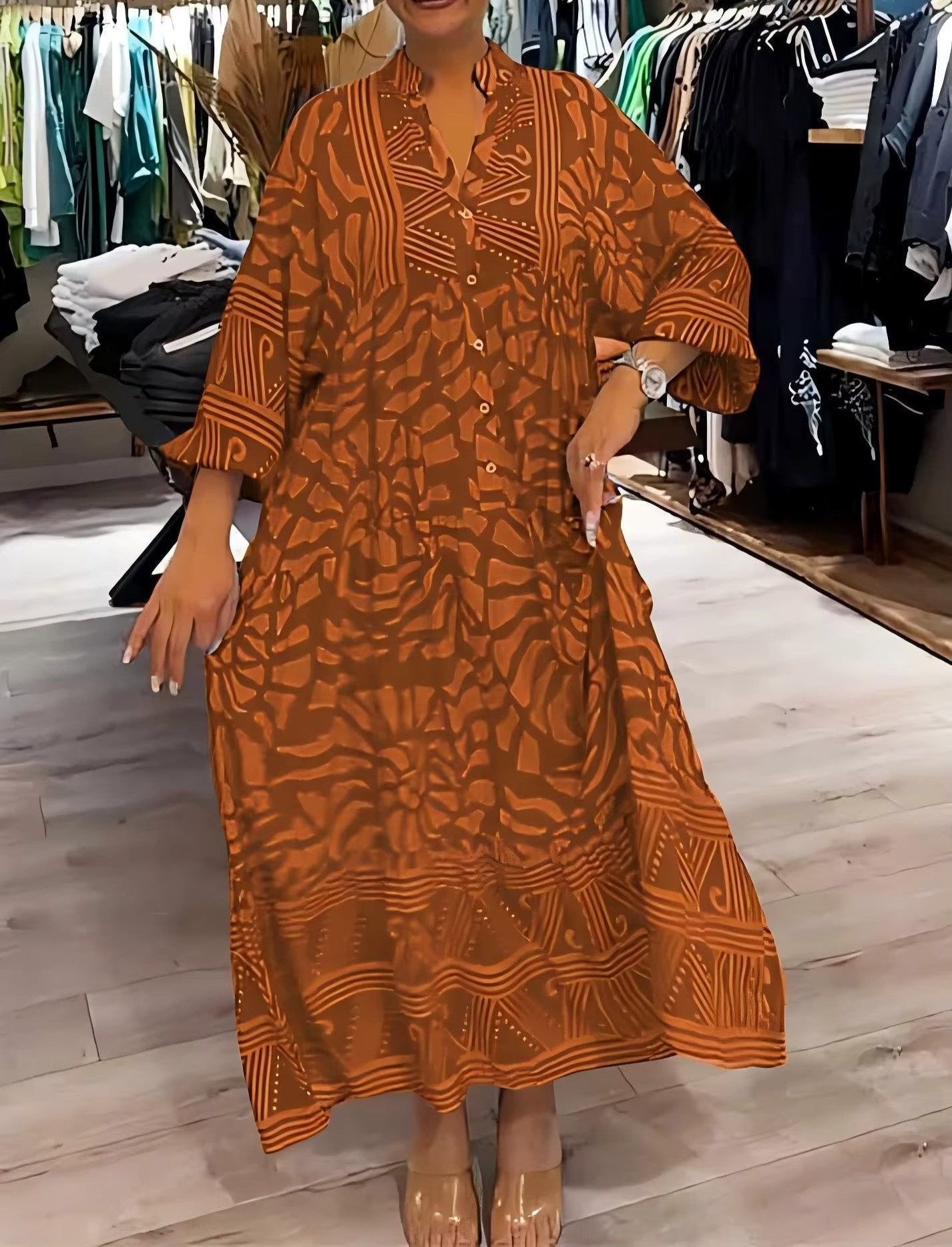Siara - Printed Loose Dress