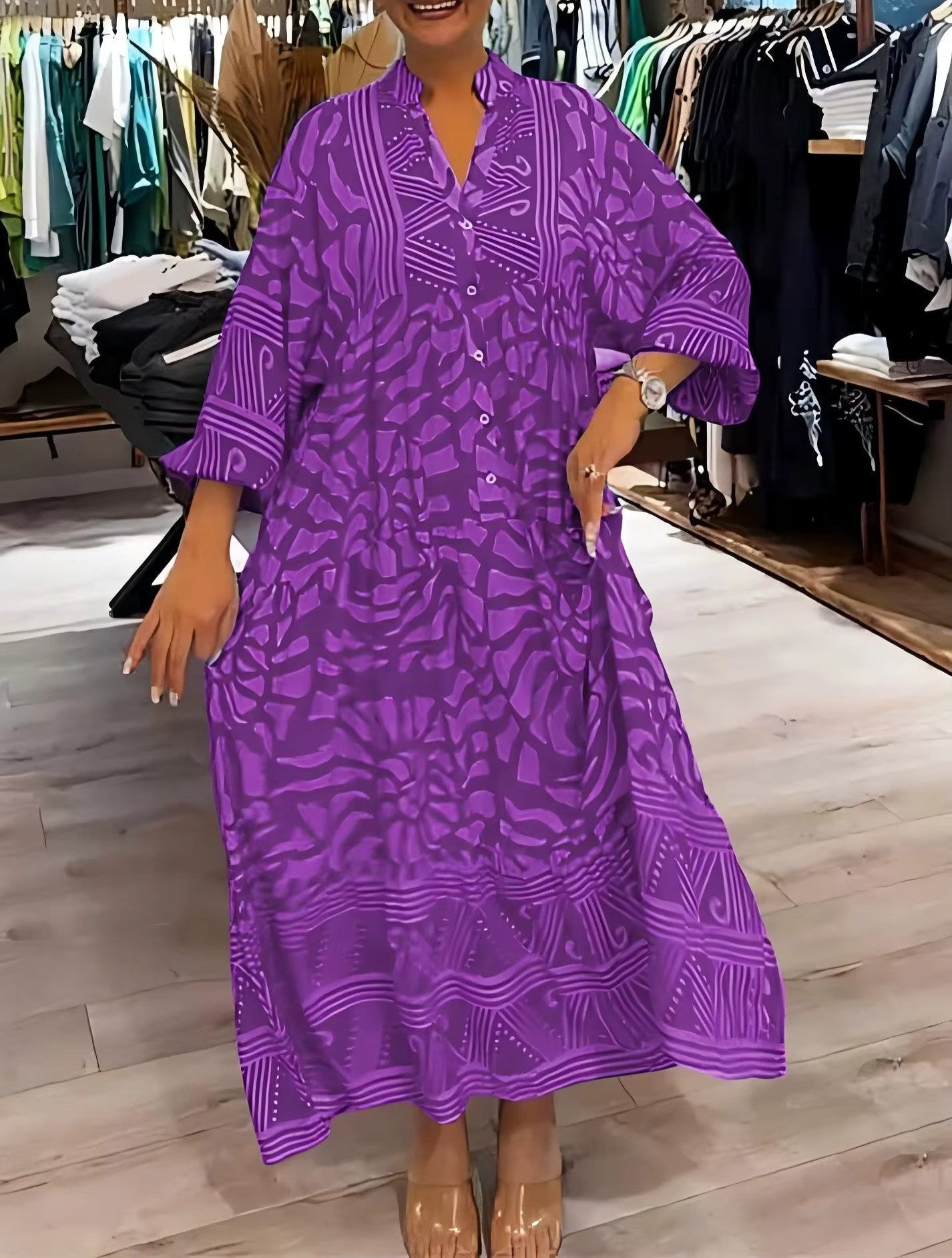 Siara - Printed Loose Dress