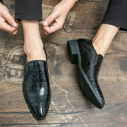 Carson - Crocodile Pattern Shoes