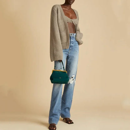 Fiona - Knitted Wool Cardigan