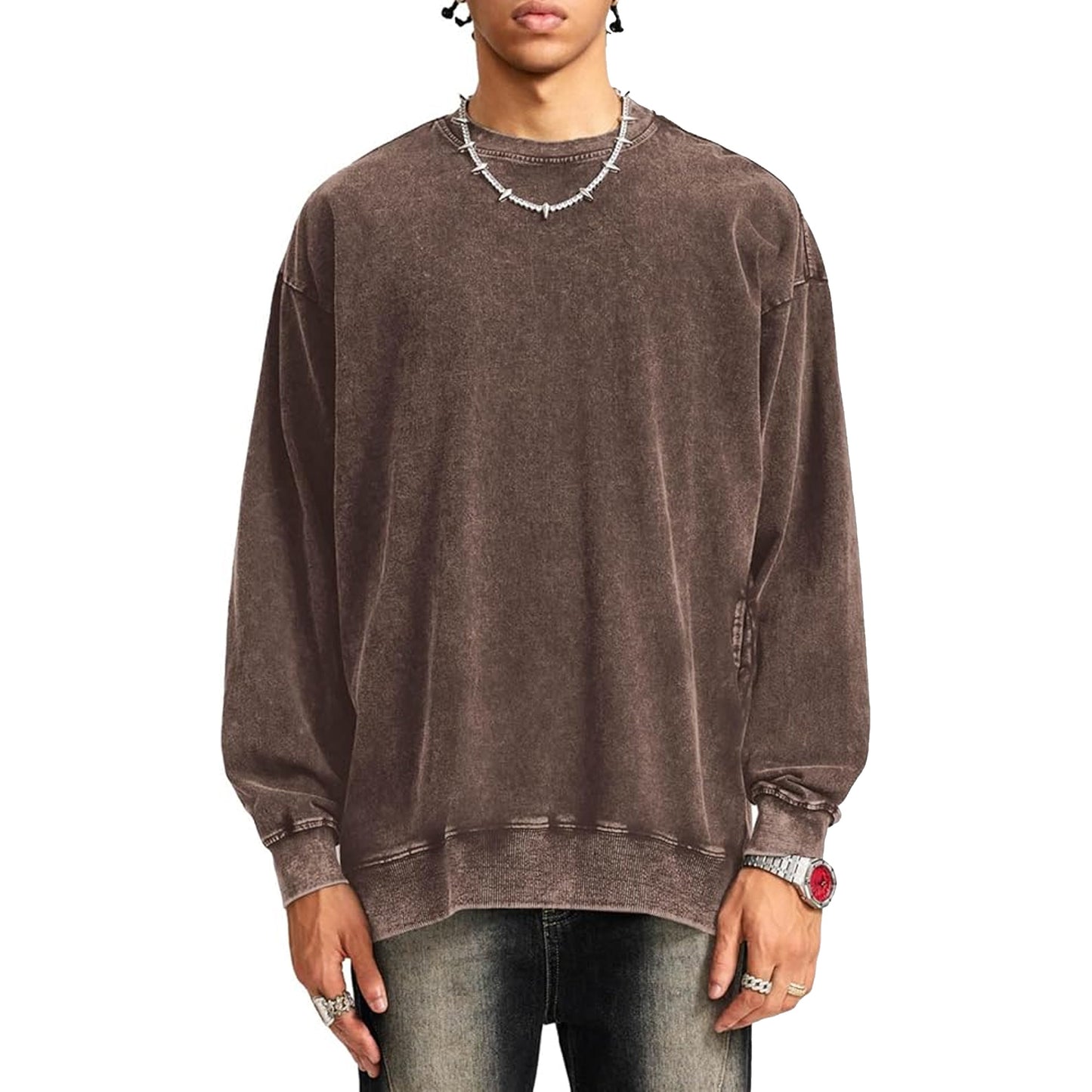 Dropped Shoulder Heavyweight Crewneck