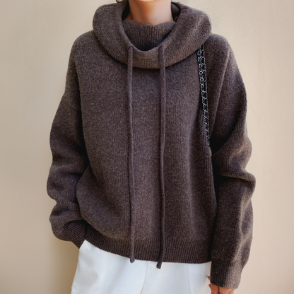 Valentina™ - Cowl Neck Hoodie