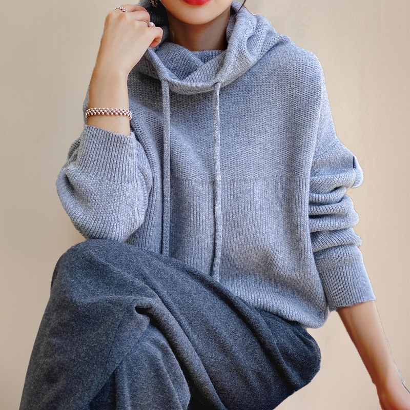 Valentina™ - Cowl Neck Hoodie