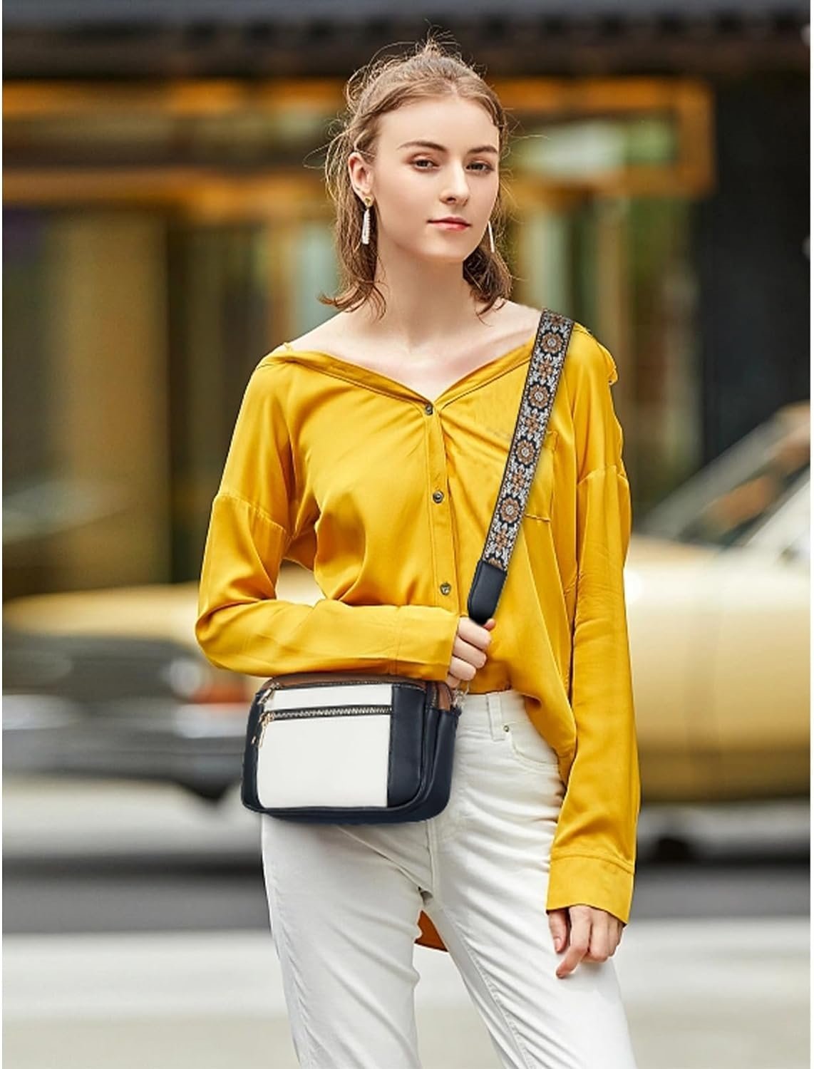 Maxine - Vegan Leather Crossbody Bag