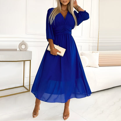 Olia - Light Silky Chiffon Dress