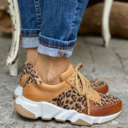 Melissa - Leopard Print Sneakers