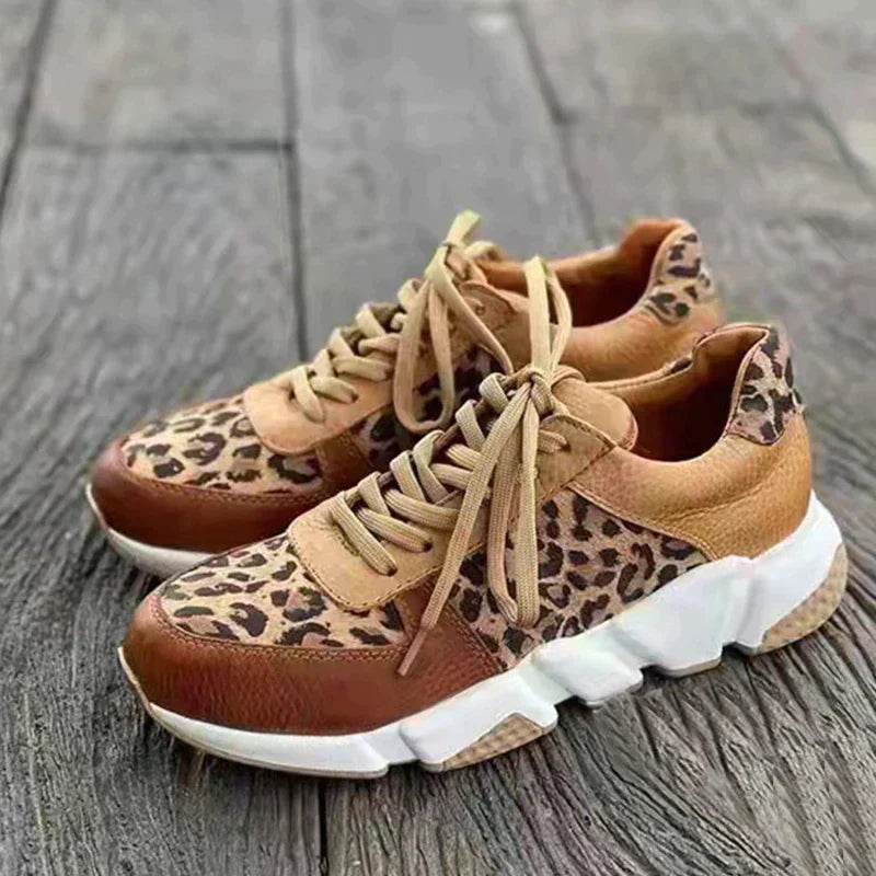 Melissa - Leopard Print Sneakers