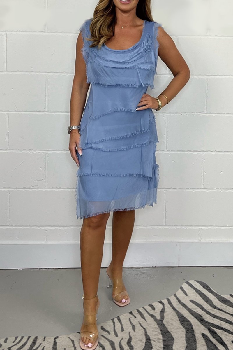 Safreena -  Raw Edge Dress