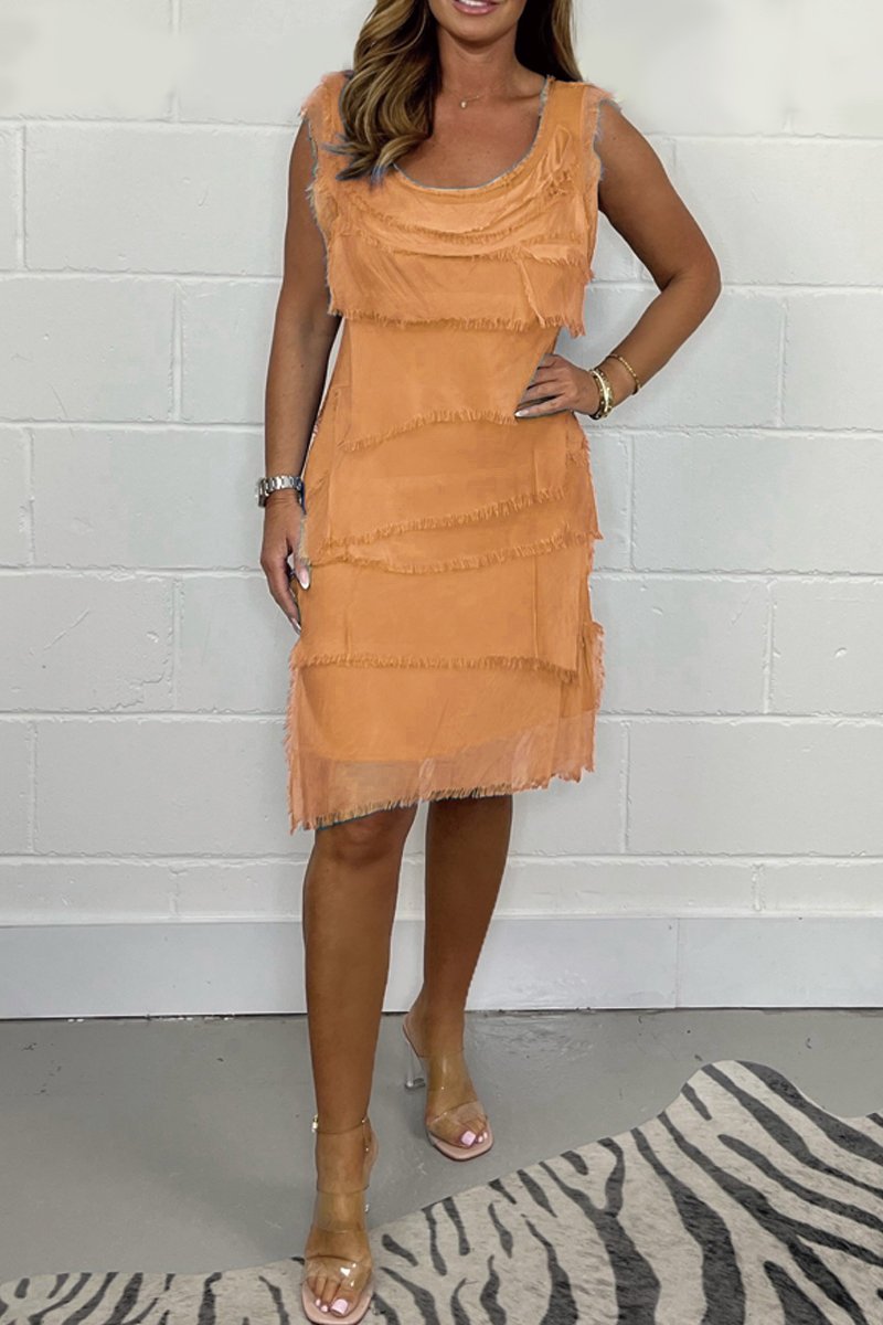 Safreena -  Raw Edge Dress