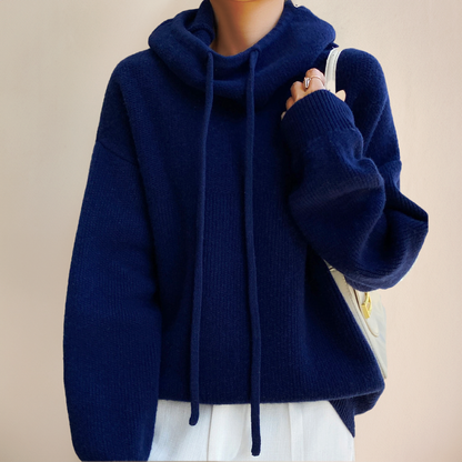 Valentina™ - Cowl Neck Hoodie