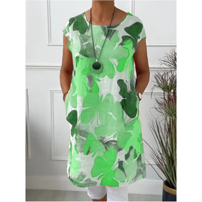 Montana -  Comfortable Dress with Butterfly Print