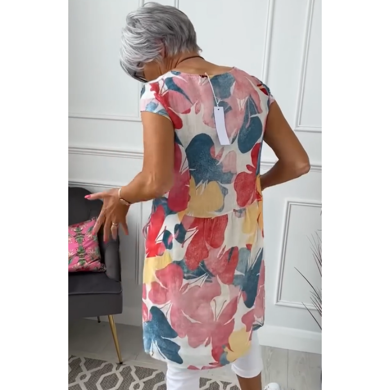 Montana -  Comfortable Dress with Butterfly Print
