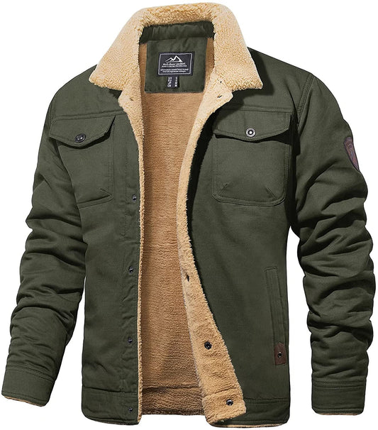 Lars - Bomber Jacket With Wool Lining