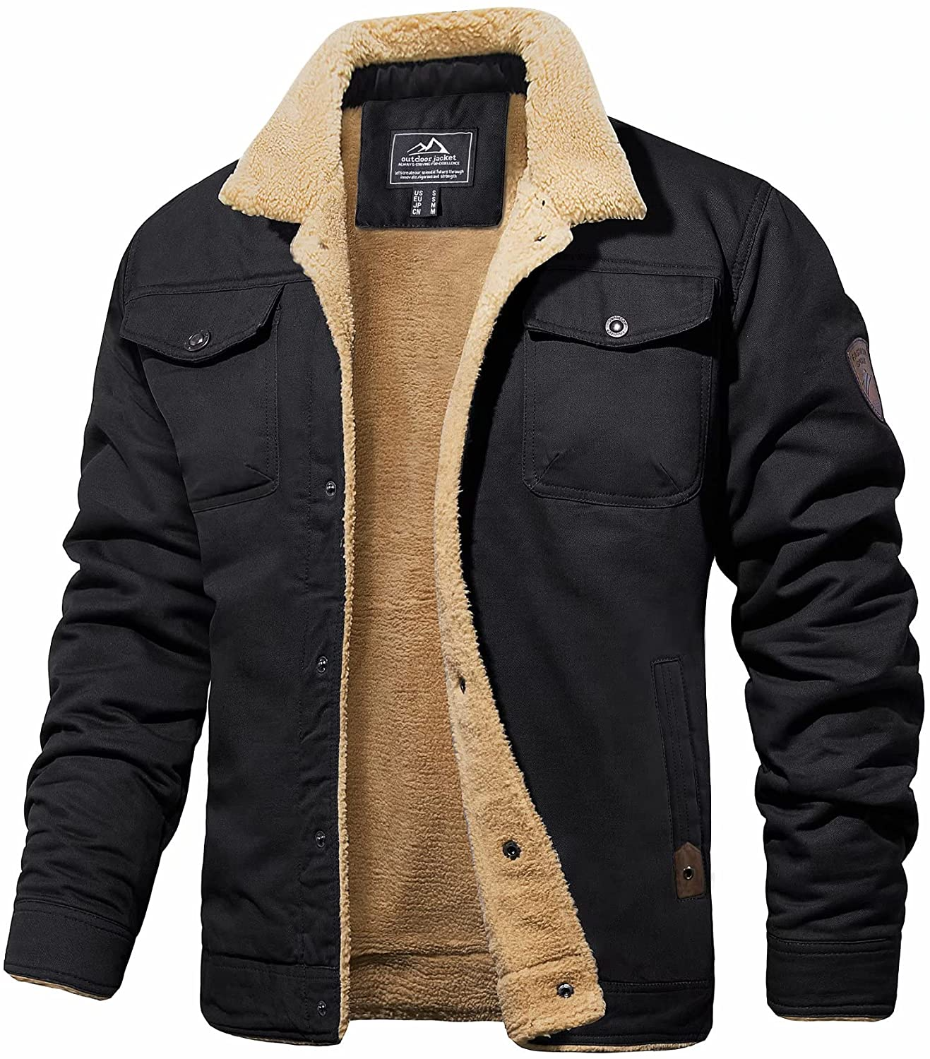 Lars - Bomber Jacket With Wool Lining