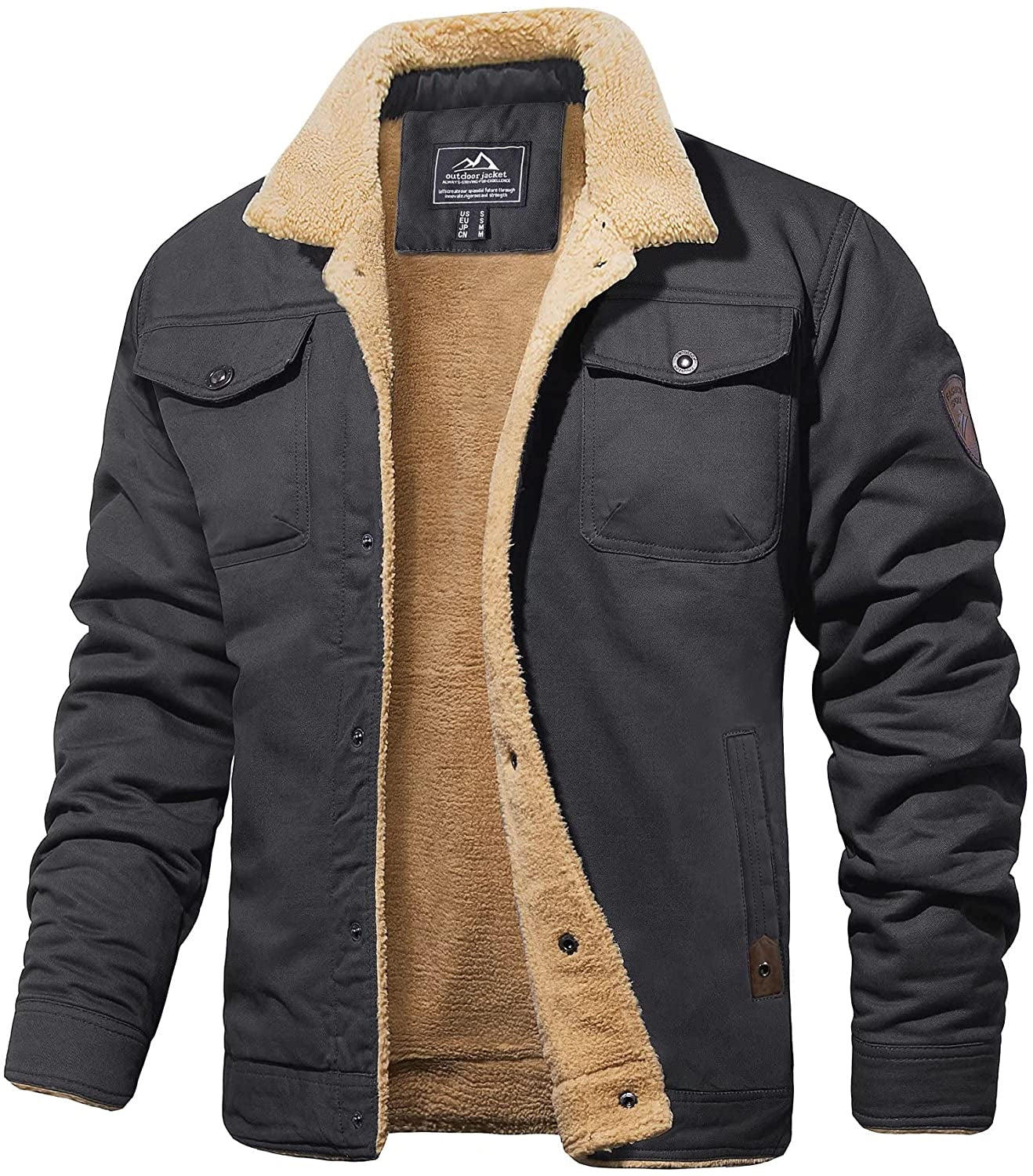 Lars - Bomber Jacket With Wool Lining