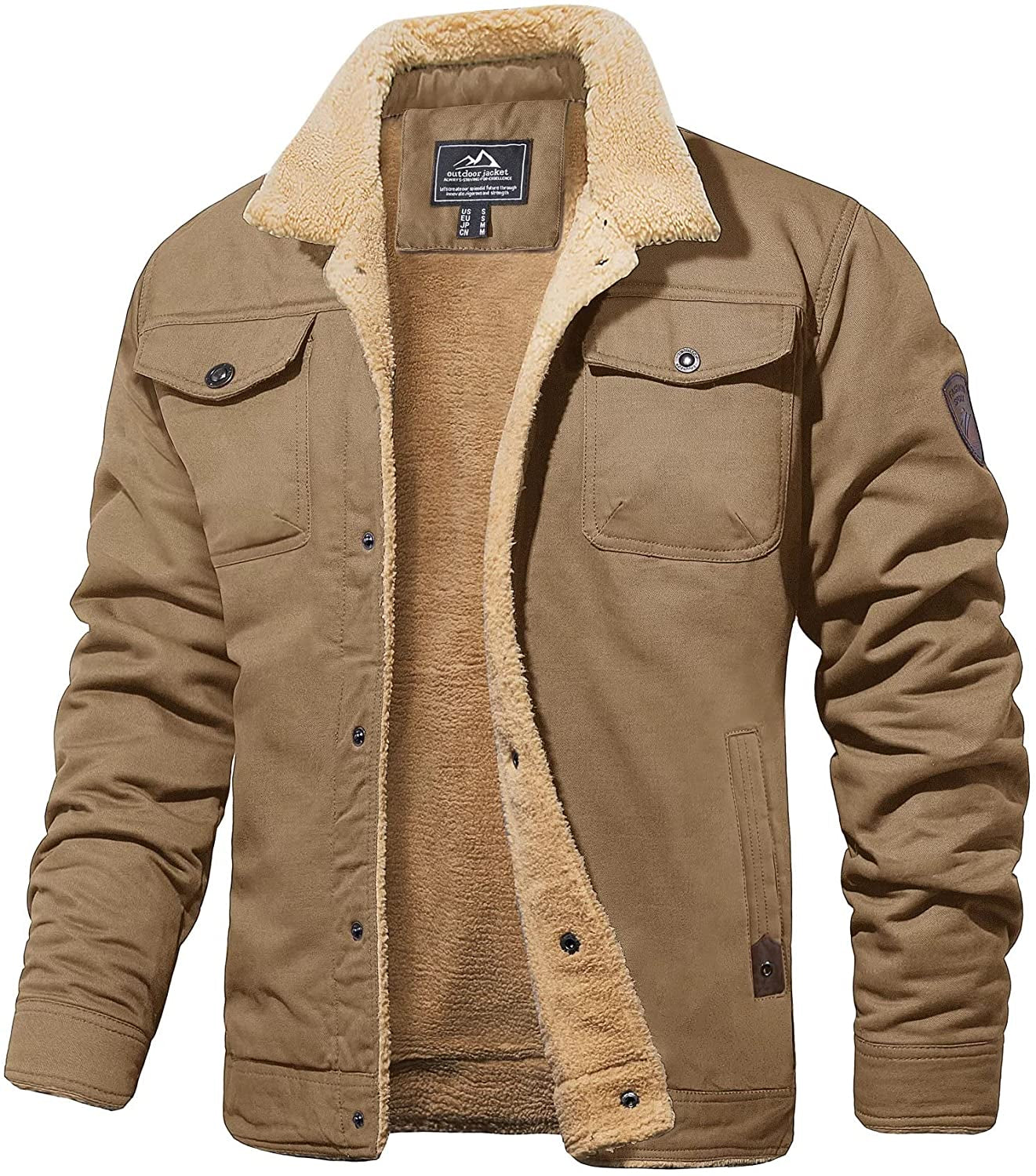 Lars - Bomber Jacket With Wool Lining