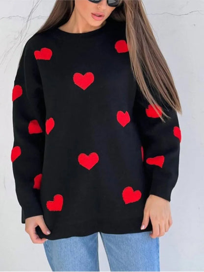 Zinnia - Embroided Sweater Love