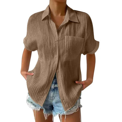 Yordan's - Pocket Short Sleeved Collared Shirt
