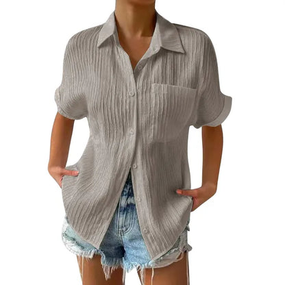Yordan's - Pocket Short Sleeved Collared Shirt
